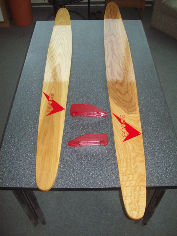 DESCO 30018 Custom Wooden Skis Wood Water Skis Water Ski Equipment